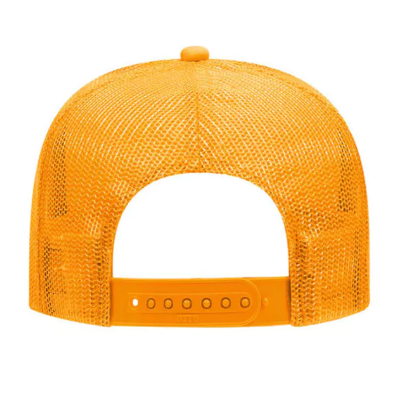 SLIME & SPARKLE ORANGE TRUCKER HAT