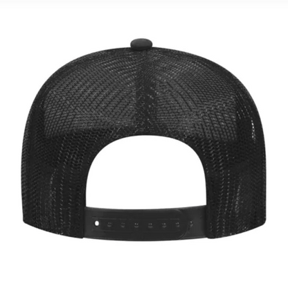 WEIRD EYE BLACK TRUCKER HAT